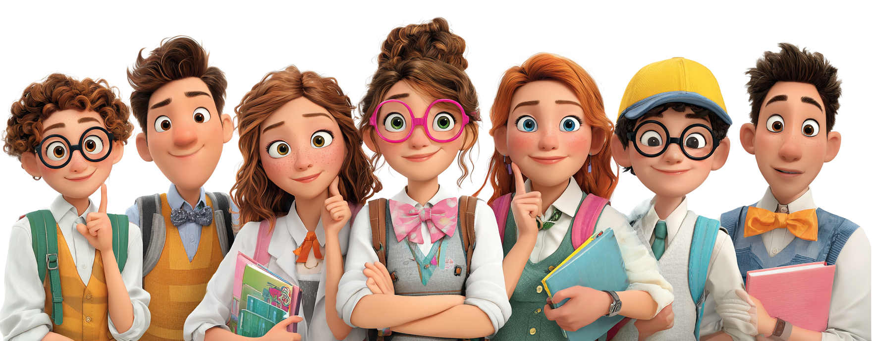 Students learning math and science concepts online