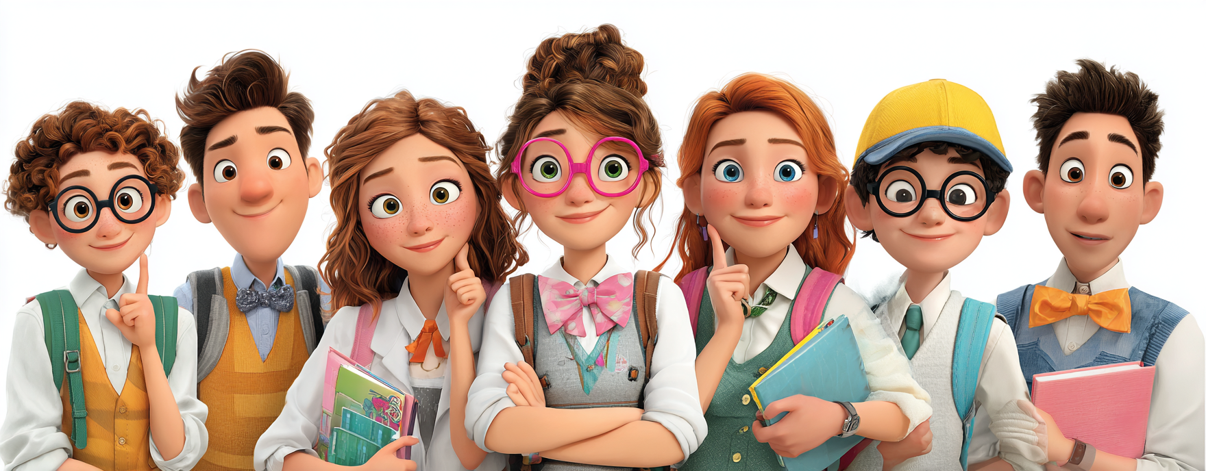 Students learning math and science concepts online